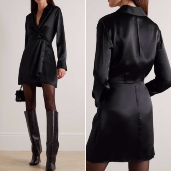 NWT  Stunning Reformation satin Alaine dress - Picture 4 of 9